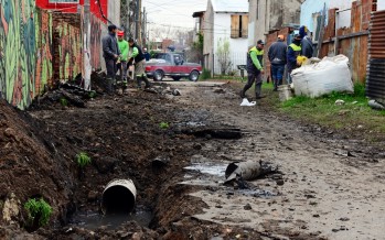 Construyen nuevos desagües pluviales en el barrio San José