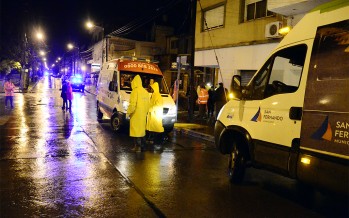 Operativo de prevención ante la sudestada