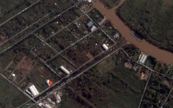 Detectan una mancha de cromo cerca del río Luján