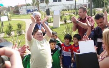 En el corazón del barrio Mil Viviendas se inauguró la Plaza El Obrador