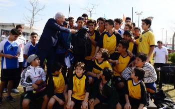 Entrega de materiales deportivos a clubes de la Liga de Fútbol Municipal