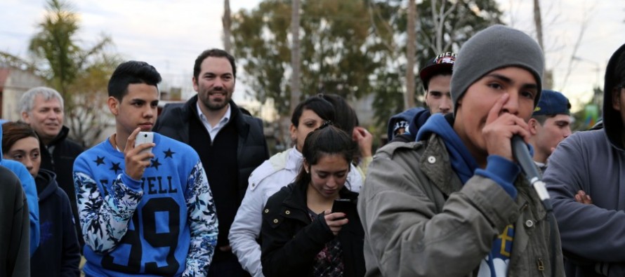 “Virreyes Rap” en la Plaza de los Inmigrantes Italianos