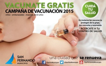 El Municipio informó que se aplican las vacunas de calendario y antigripal en todos los Centros de Salud