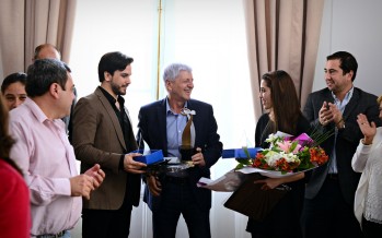 Luis Andreotti recibió a los sanfernandinos campeones mundiales de Tango
