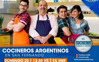 Hoy Cocineros Argentinos transmitirá su programa, en vivo, desde el ex INEF