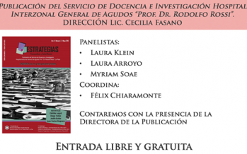 Presentación de la revista «Estrategias, psicoanálisis y salud mental» en el Colegio de Psicólogos – Distrito XV