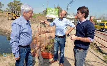 Obras hidráulicas en el zanjón Fate