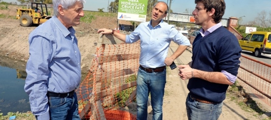 Obras hidráulicas en el zanjón Fate