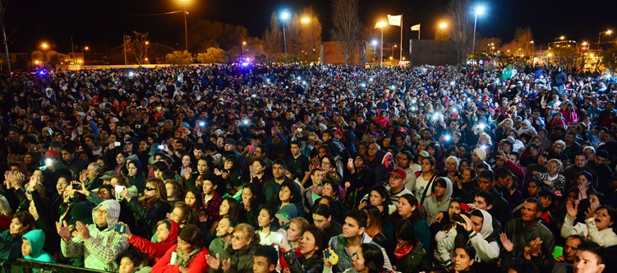Festival de la primavera en el Parque del Bicentenario