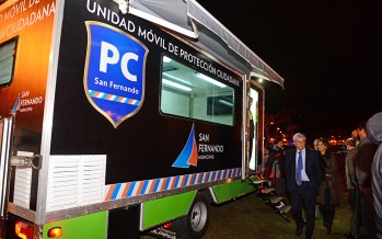 Se presentó la nueva unidad móvil de protección ciudadana