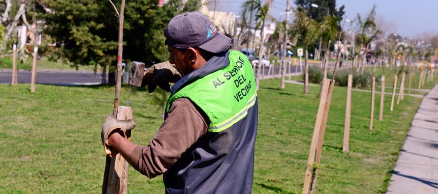 Se celebró el Día del Árbol en Villa Jardín