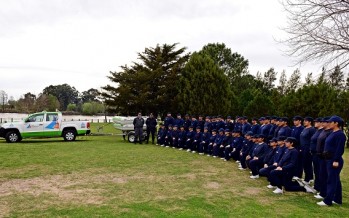La Policía Local realizó una capacitación de rescate acuático en el Polideportivo N° 3