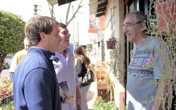 Campbell y Montenegro recorrieron el barrio María Isabel