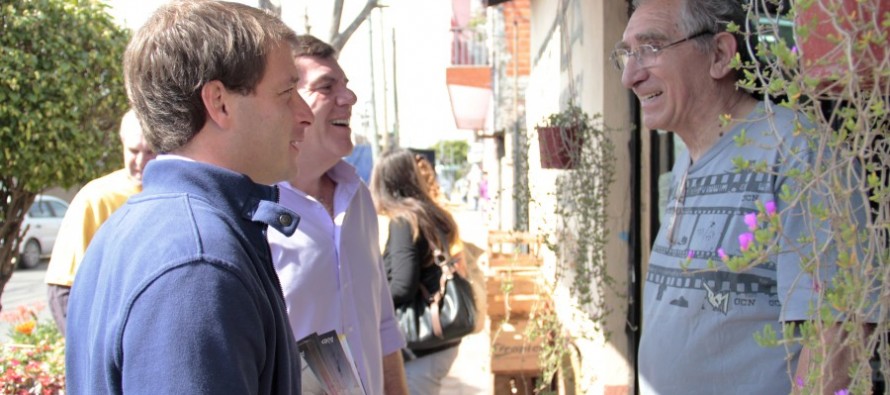 Campbell y Montenegro recorrieron el barrio María Isabel