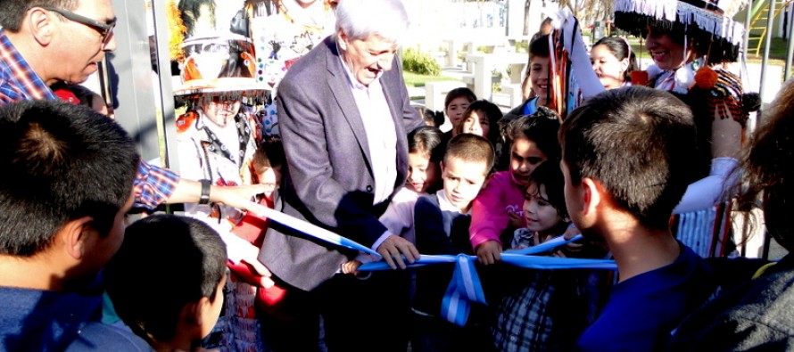 Se inauguró la plaza del barrio Crisol