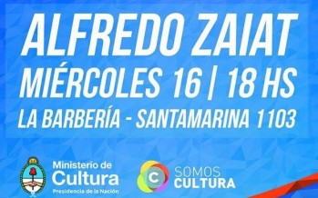 Café Cultura con Alfredo Zaiat en La Barbería