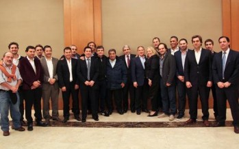 Matías Molle participó de una reunión con Aníbal Fernández