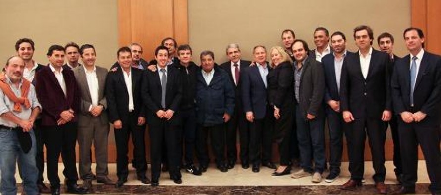 Matías Molle participó de una reunión con Aníbal Fernández