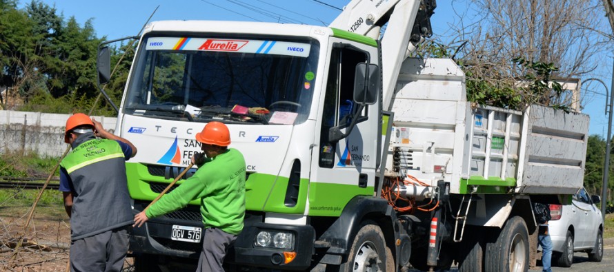 Operativo frente al fuerte temporal