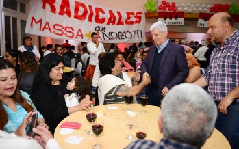 Luis Andreotti recibió el apoyo de un sector de la UCR local