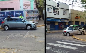 Choque en Maipú y Perón