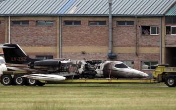 Se investiga el accidente del avión que se incendió en el Aeropuerto Internacional de San Fernando