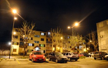 Nuevas luminarias en el barrio Mil Viviendas