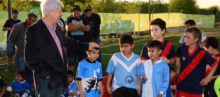 Nuevo playón deportivo del Club Santa Catalina