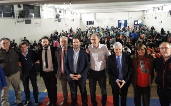 Los cinco candidatos a intendente participaron de un debate en el Colegio Don Orione