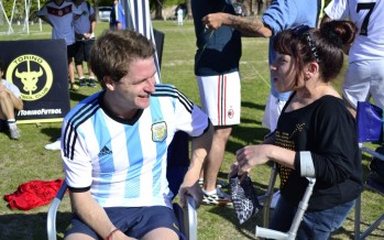 Alex Campbell participó del evento «Todos contra el Síndrome de Proteus»