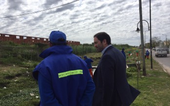 Operativo de fumigación en el Zanjón Fate y el Arroyo Tres Horquetas