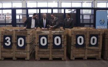Matías Molle: «Nos propusimos llegar a las 300 mil armas destruidas y hoy lo logramos»
