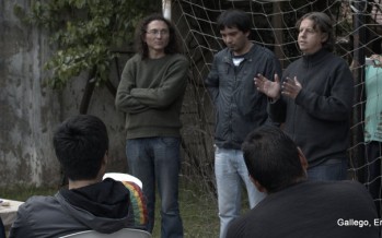 Castillo y Matu compartieron un asado con trabajadores de FATE