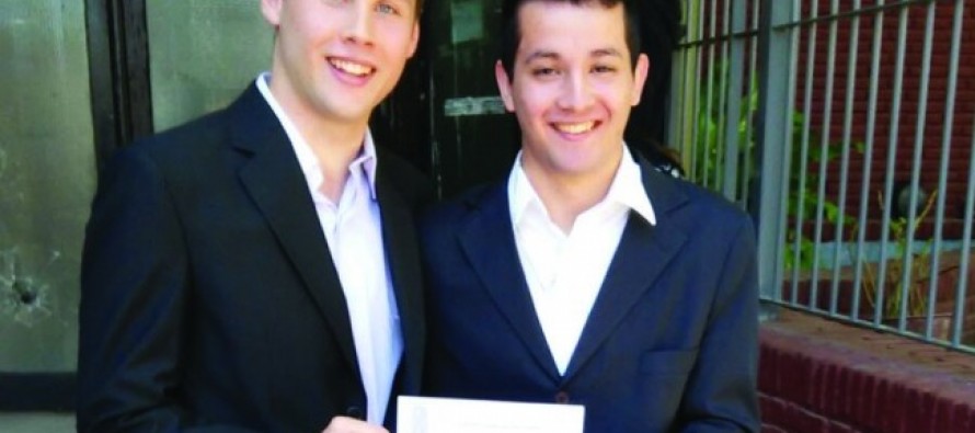 Se casó en San Fernando la pareja de hombres más joven del país