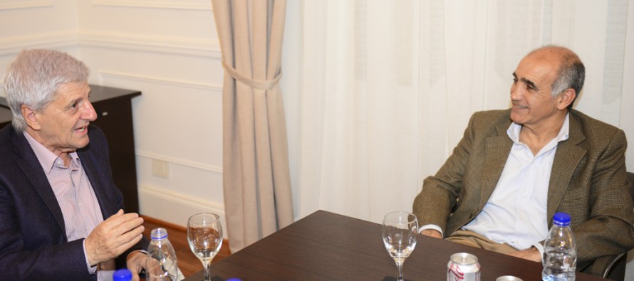 Luis Andreotti recibió al vicegobernador electo Daniel Salvador