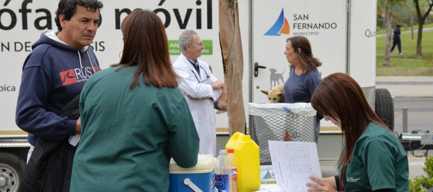 El Quirófano Móvil de Zoonosis realizó un nuevo operativo en Avellaneda y Acceso Norte