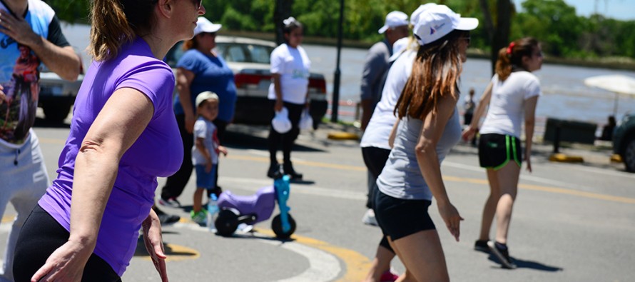 Se celebró el “Día Mundial de la Diabetes” con una caminata hasta la costanera pública