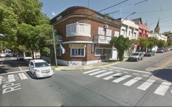 Accidente fatal en Libertador y Sarmiento