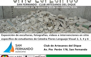 Seminario y exposición de la Universidad Nacional de las Artes en el Club Artesanos del Dique