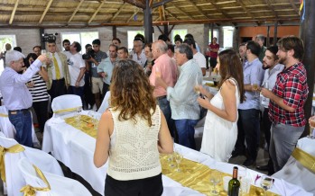 Luis Andreotti agasajó al periodismo local por las fiestas