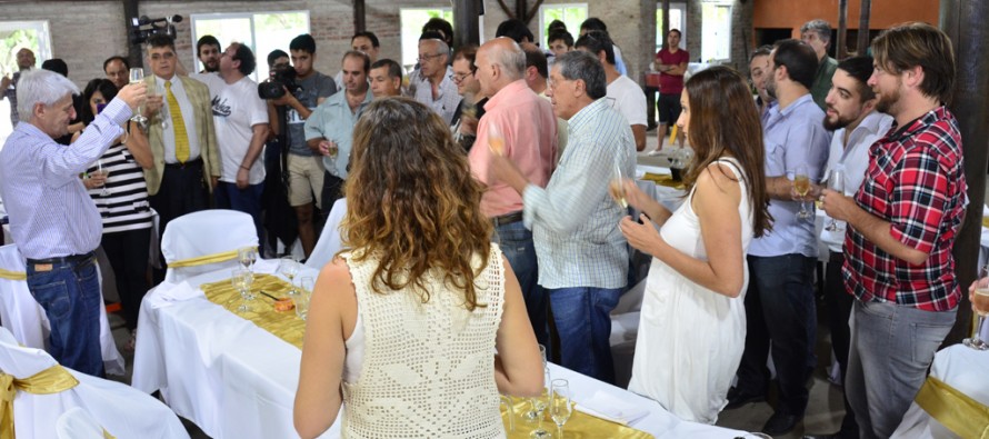 Luis Andreotti agasajó al periodismo local por las fiestas