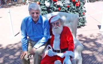 Hasta mañana podrá visitarse a Papá Noel en la Plaza Mitre