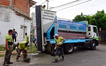 Operativo de arreglos, limpieza y tránsito en el barrio Crisol