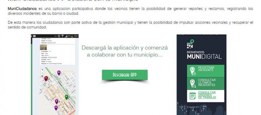 Desarrollan una aplicación móvil para gestionar reclamos municipales