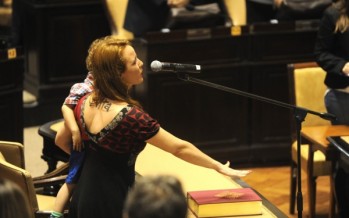 Patricia «la Colo» Cubría juró como diputada provincial y será vicepresidenta tercera de la Cámara