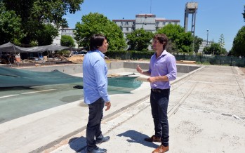 Avanzan las obras del Polideportivo N° 7 en el barrio Infico