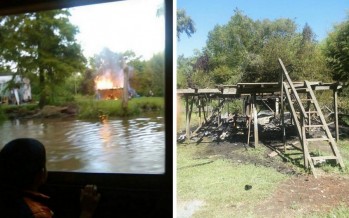 Una familia isleña perdió todo tras incendiarse su casa y necesita ayuda