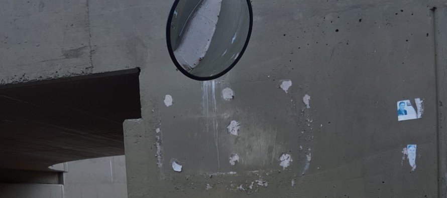 Luego de un mes, cambiaron el espejo roto del túnel de Chacabuco