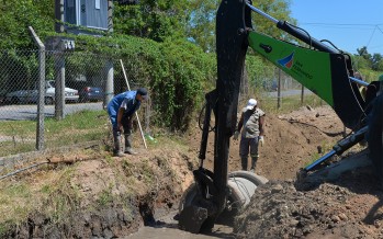 Avanza la obra hidráulica del barrio Aviación