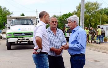 Se construye un nuevo espacio verde del barrio Aviación